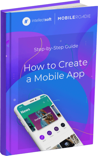 Guide cover on How to create a mobile app
